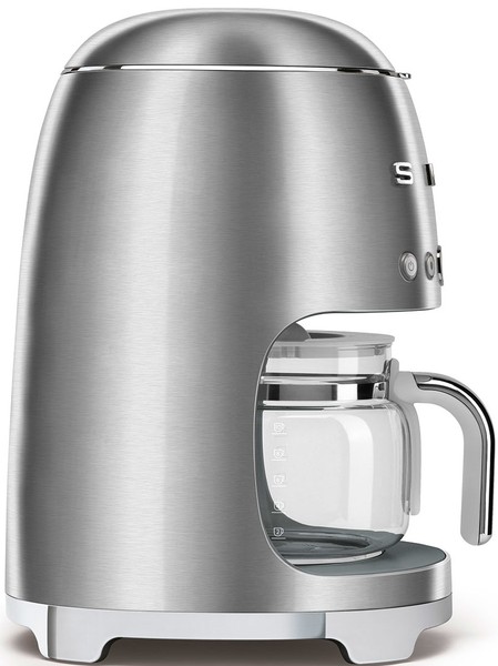 Капельная кофеварка нержавеющая сталь матовая